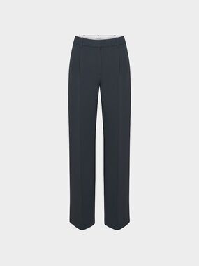 Aritzia Dark Navy Lo-Rise Effortless Pants